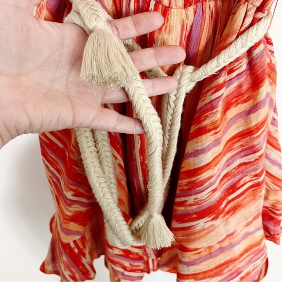 BOGO! NWT Free People Heart Asymmetric Mini Tiered Boho Dress XS - Picture 5 of 9